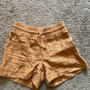 Linen 4” Athleta Shorts with Pockets Size 0